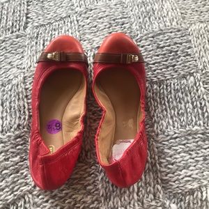 Coach colorblock flats